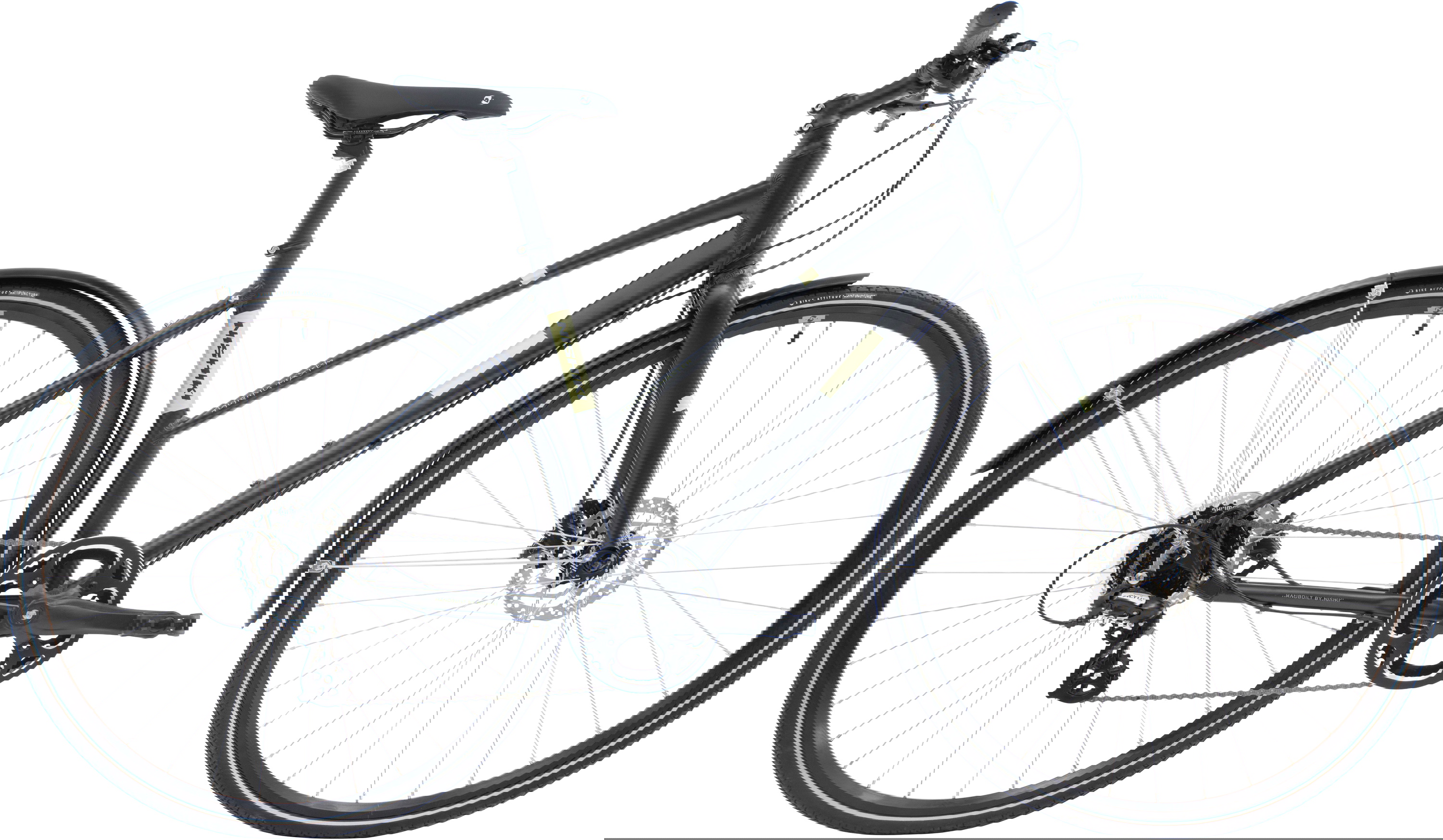 Nishiki Touring Master Dame 8g 2023 - Sort Cykeltilbud