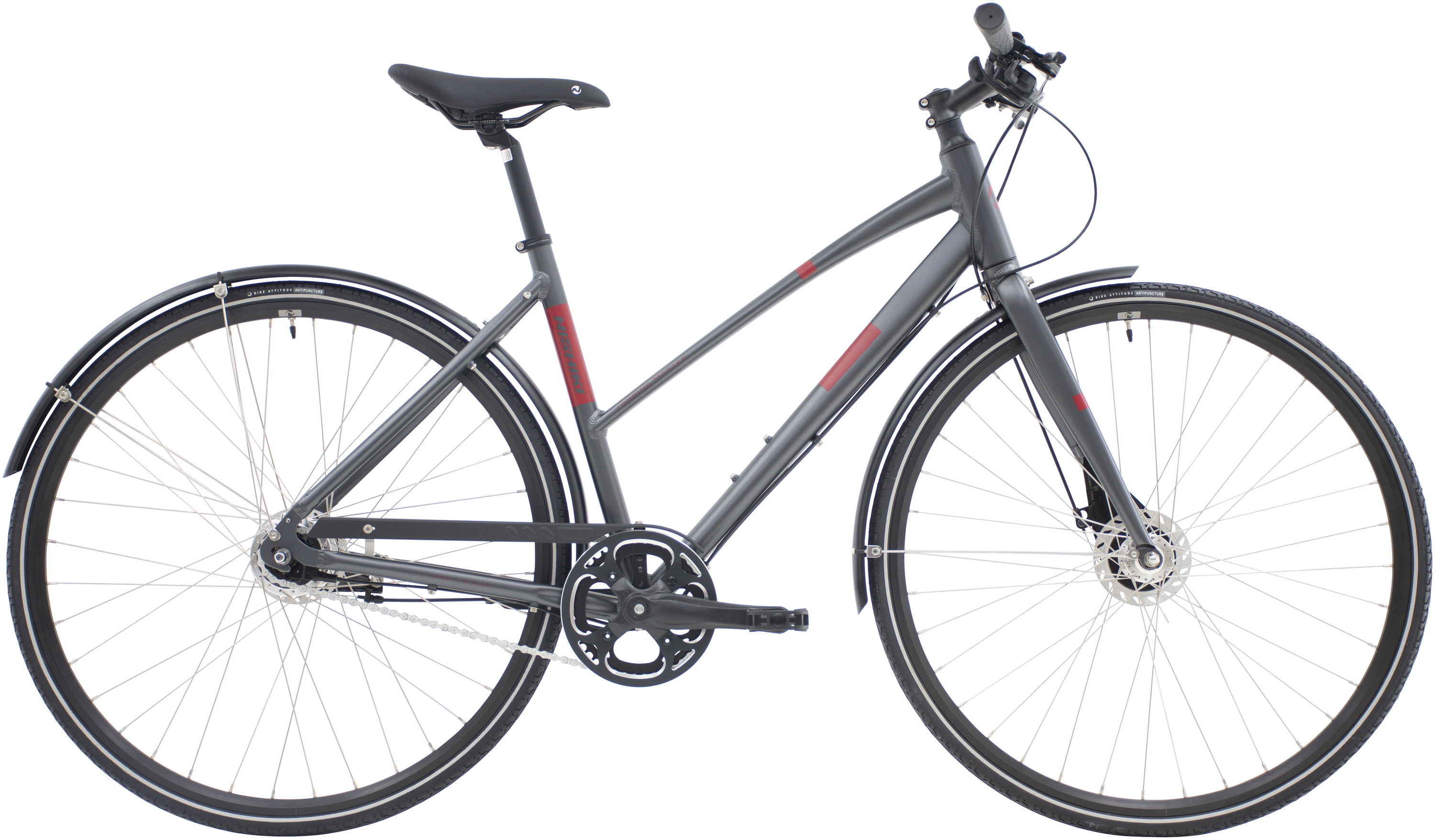 Nishiki Touring Master Dame 7g 2023 - Grå Cykeltilbud