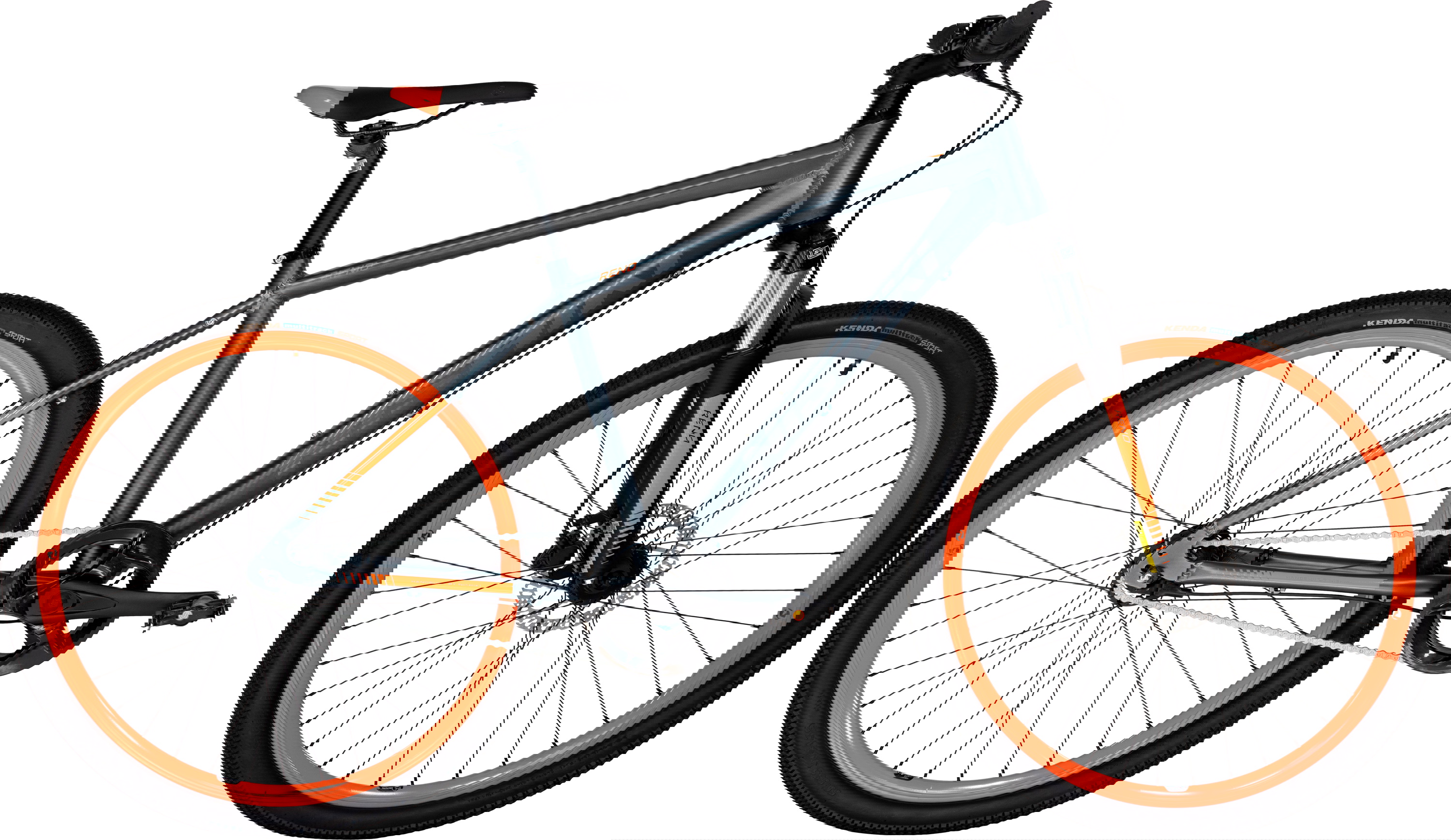 Nishiki Reno Herre 7g 2023 - Grå Cykeltilbud!