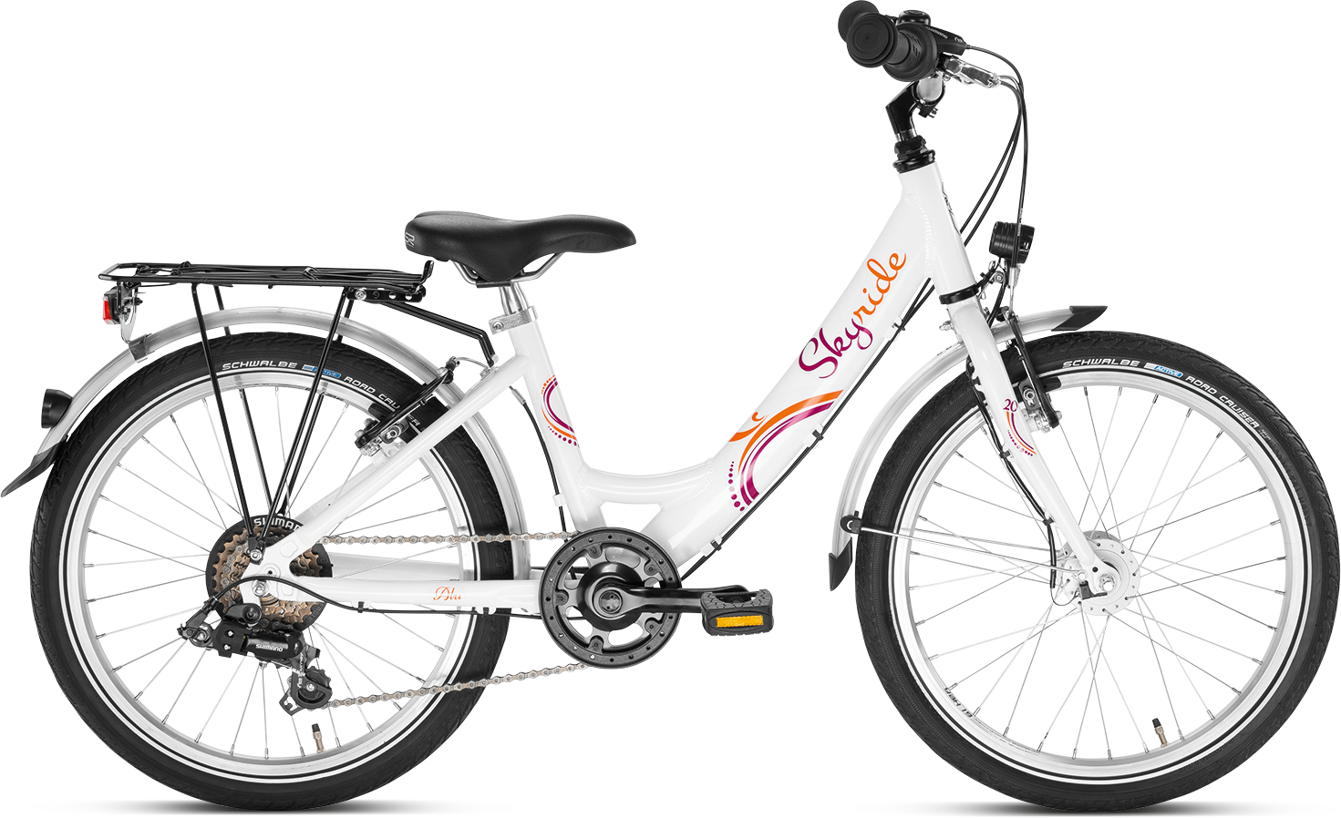 PUKY Skyride 20-6 Børnecykel - Hvid til gode priser!