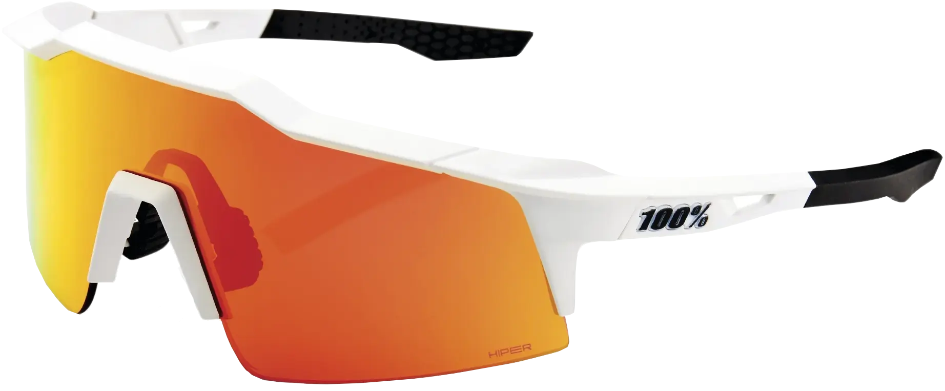 100% SPEEDCRAFT SL - Soft Tact Off White - HiPER Red Multilayer Mirror Lens    196261017250
