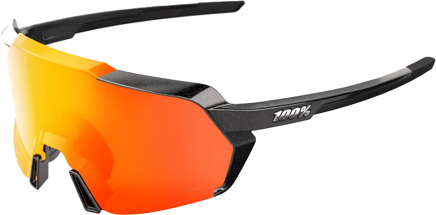 100% KORBIN - Gloss Metallic Black - HiPER Red Multilayer Mirror    196261050370