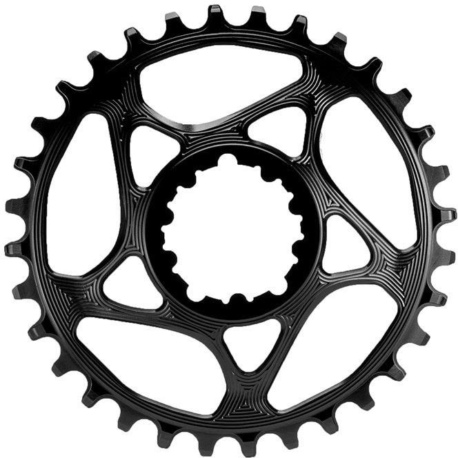 AbsoluteBlack 36T Klinge til Singlespeed - Sort - SRAM