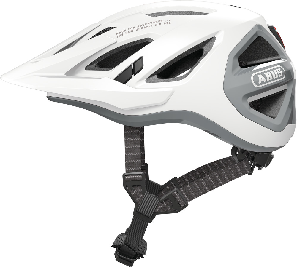 Abus Urban-I 3.0 ACE Cykelhjelm med LED Lys - Hvid