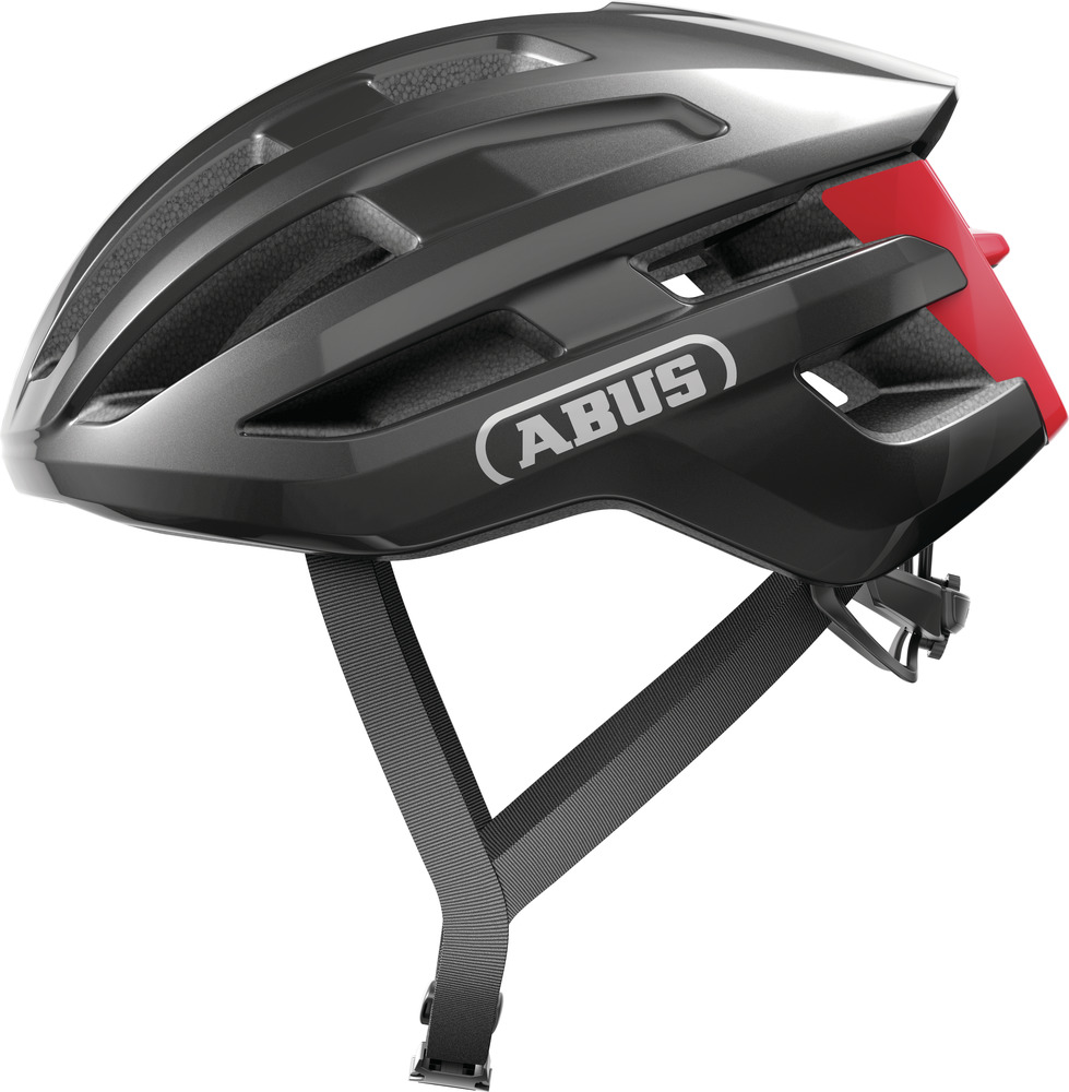Abus PowerDome Cykelhjelm - Grå (DK) på tilbud!
