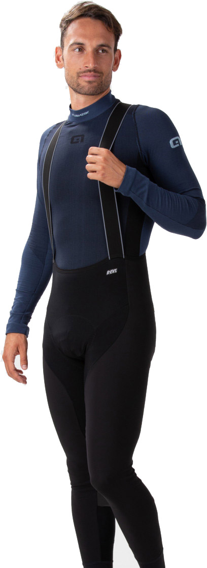 Alé Vinter Cykelbukser Clima Warm Plus - Black