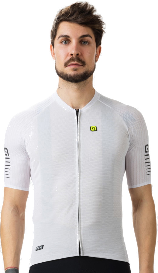 Alé R-EV1 Silver Cooling Cykeltrøje - Hvid