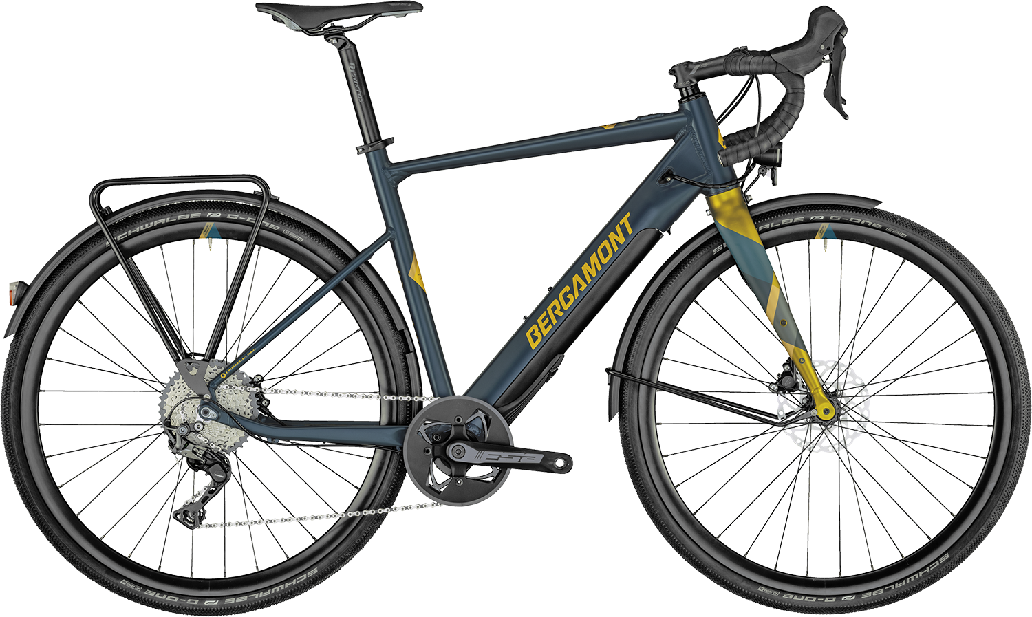 Bergamont E-Grandurance RD Expert 2022 - Blå Elcykel