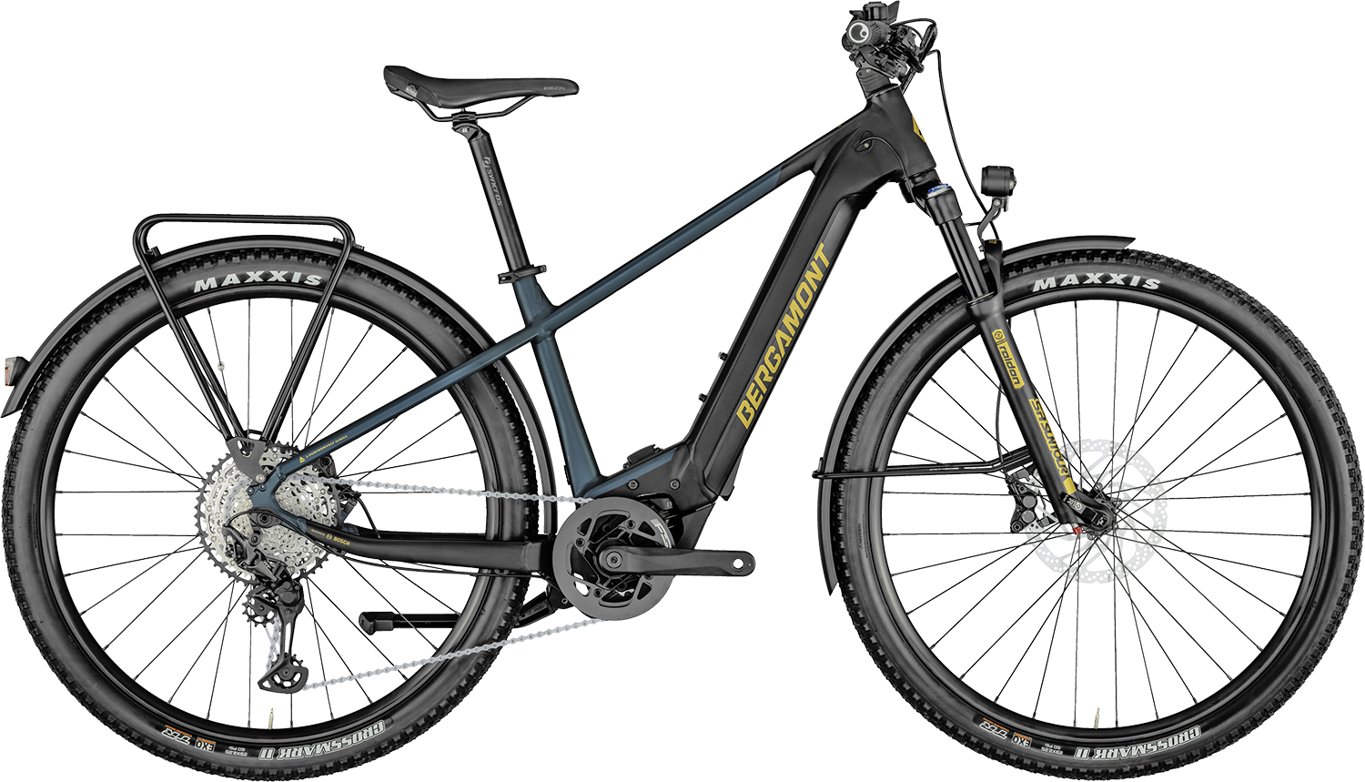 Bergamont E-Revox Elite EQ Elcykel - Blå/Sort Tilbud!