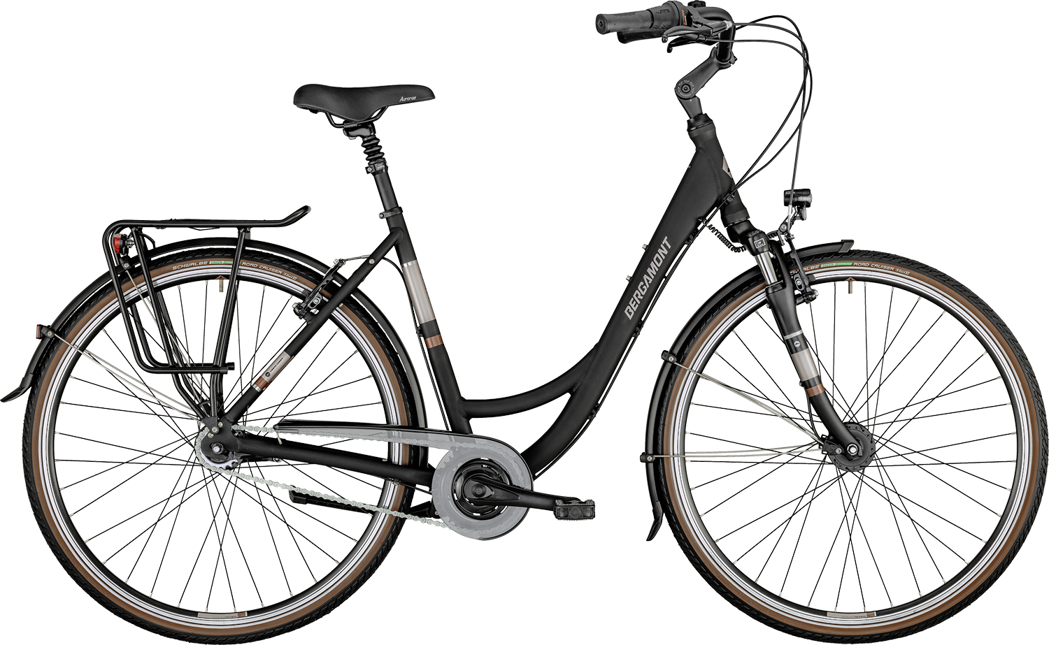 Bergamont Belami N7 2022 - Damecykel i Sort