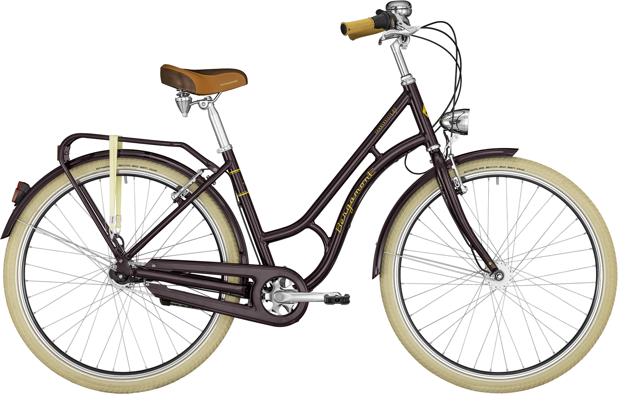 Bergamont Summerville N7 CB 2024 - Damecykel i Brun