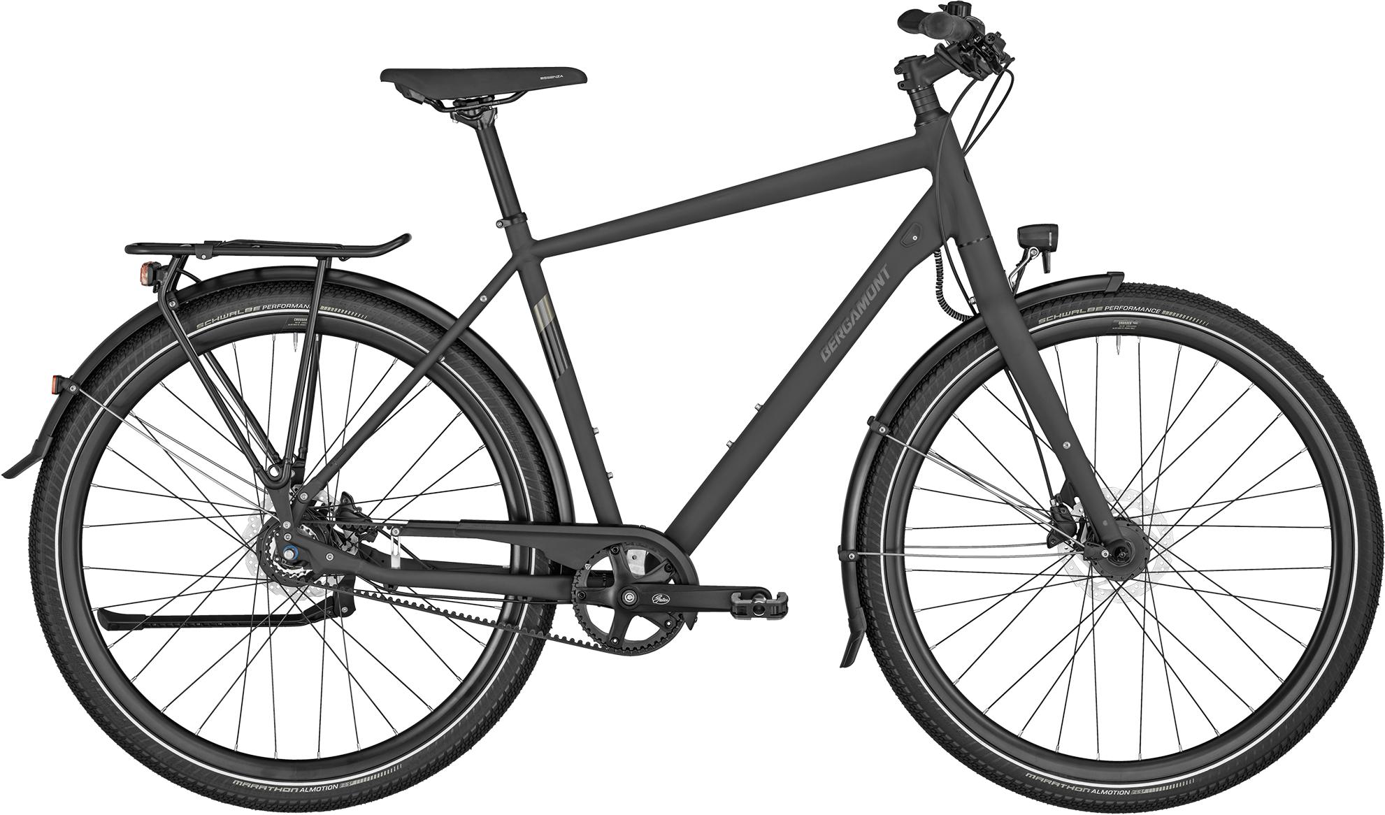 Bergamont Vitess N8 Belt Gent 2024 - Sort cykeltilbud