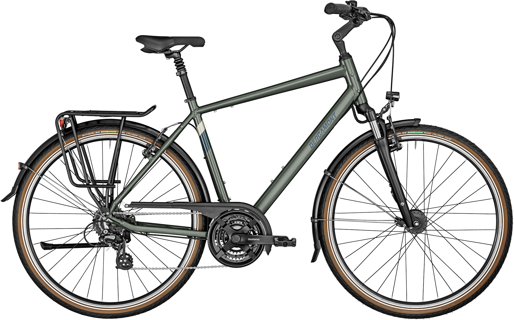 Bergamont Horizon 3 Gent 2024 - Grå Herrecykel på Tilbud