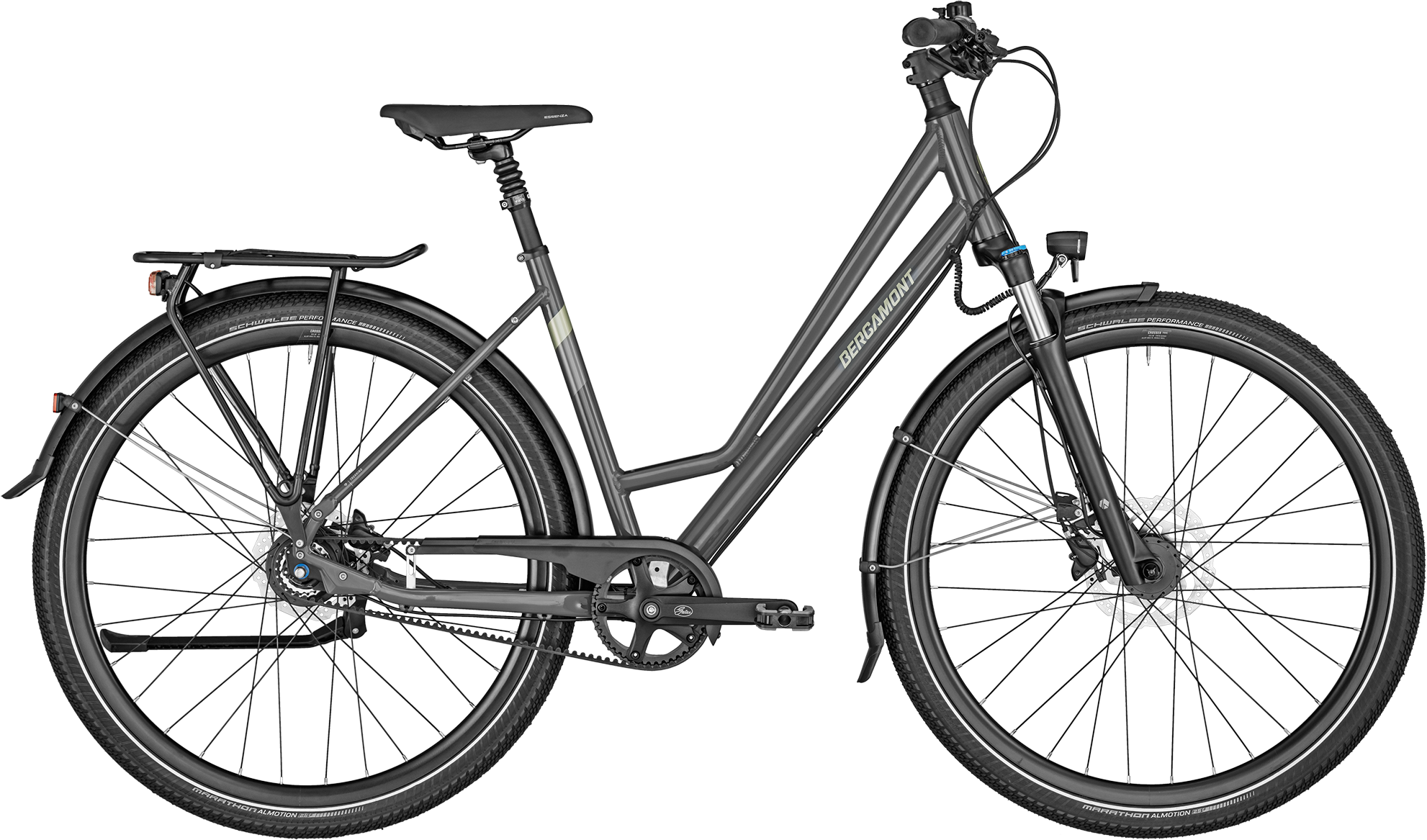 Bergamont Horizon N8 Belt Amsterdam 2024 - Grå Cykeltilbud