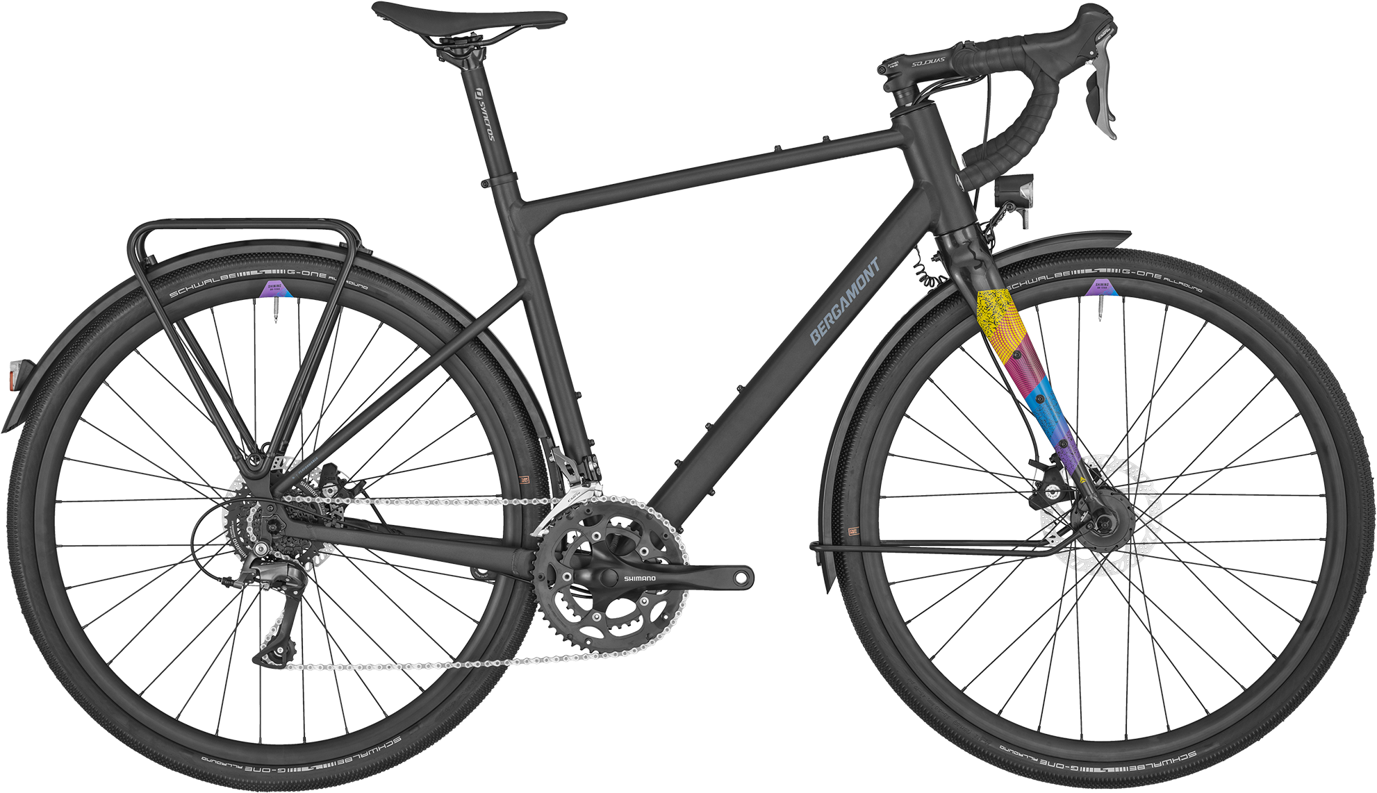 Bergamont Grandurance RD 3 2023 - Sort racercykel tilbud