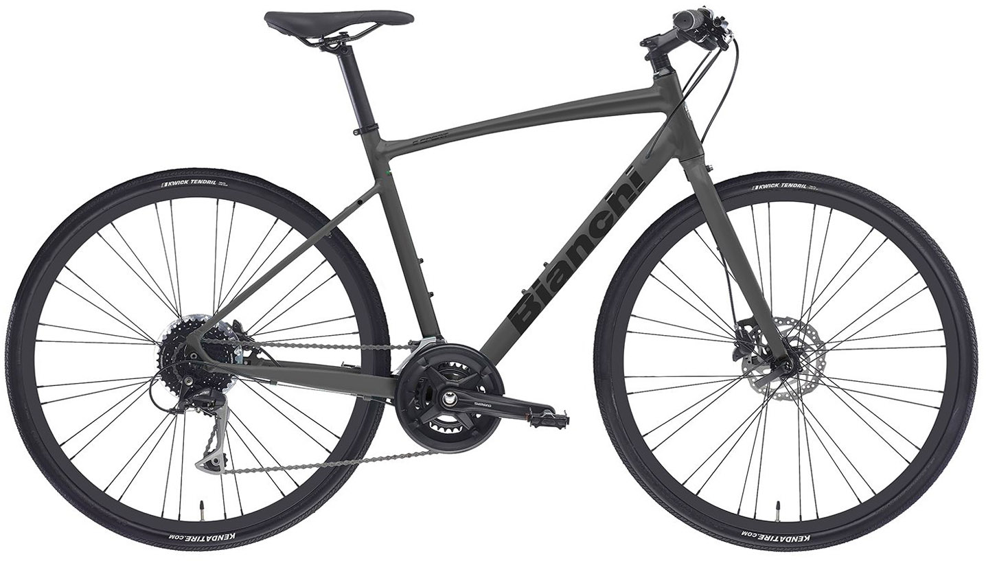 Bianchi C-SPORT 2 Herre 2025 - Graphite/Soft Black Matte