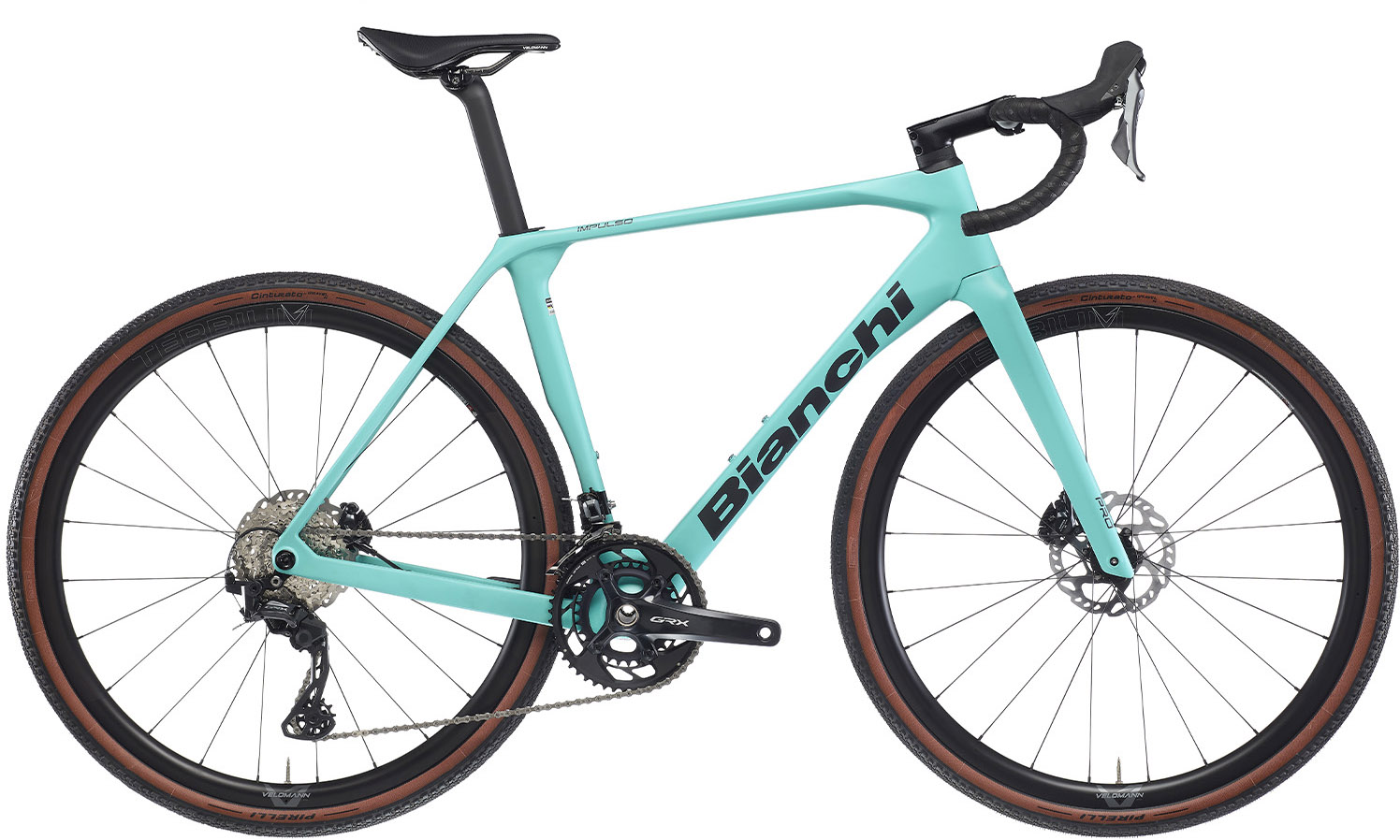 Bianchi Impulso PRO GRX 820 2024 - Turkis Racercykel