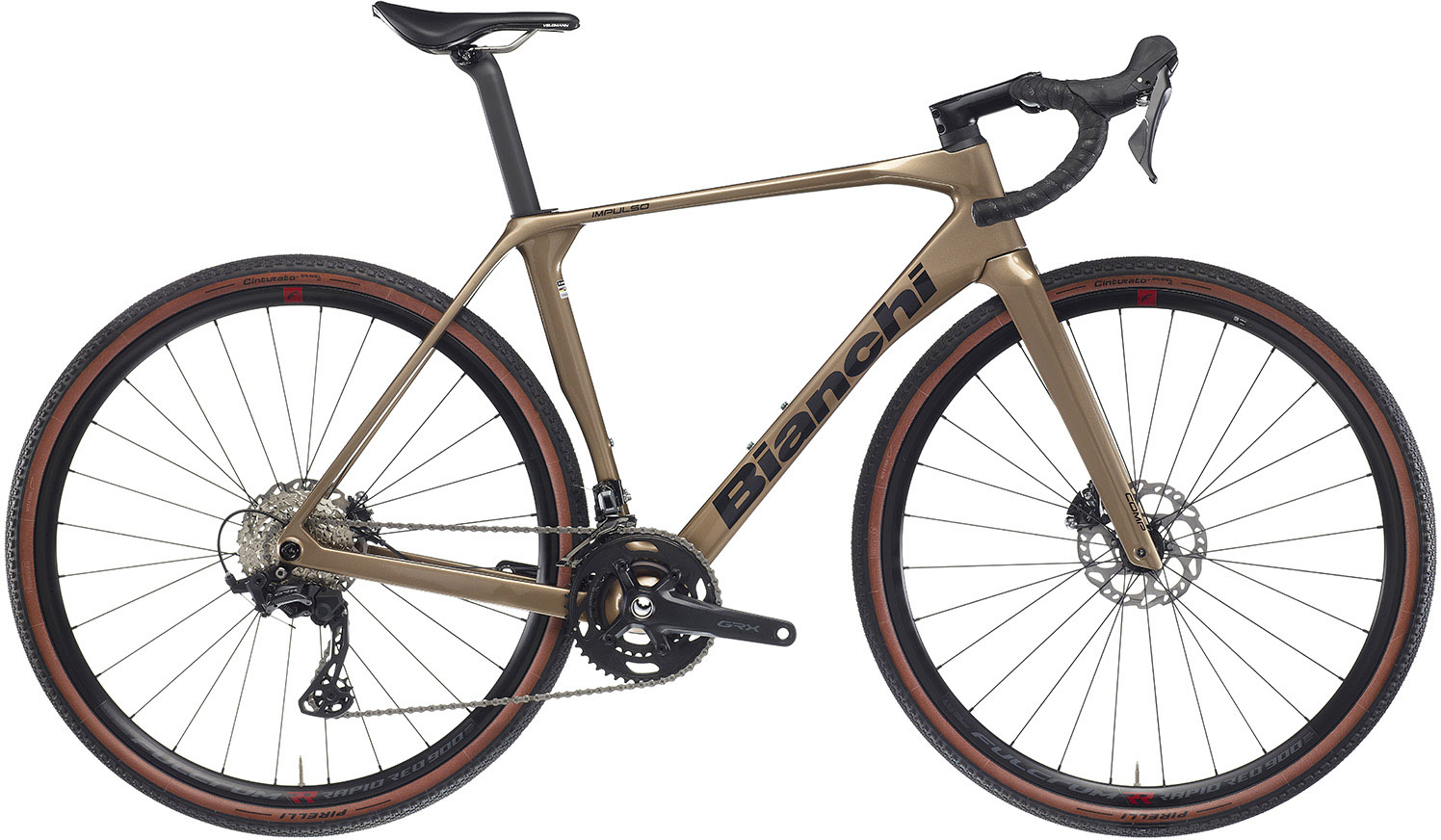 Bianchi Impulso COMP GRX 610 2024 - Brun Racercykel Tilbud