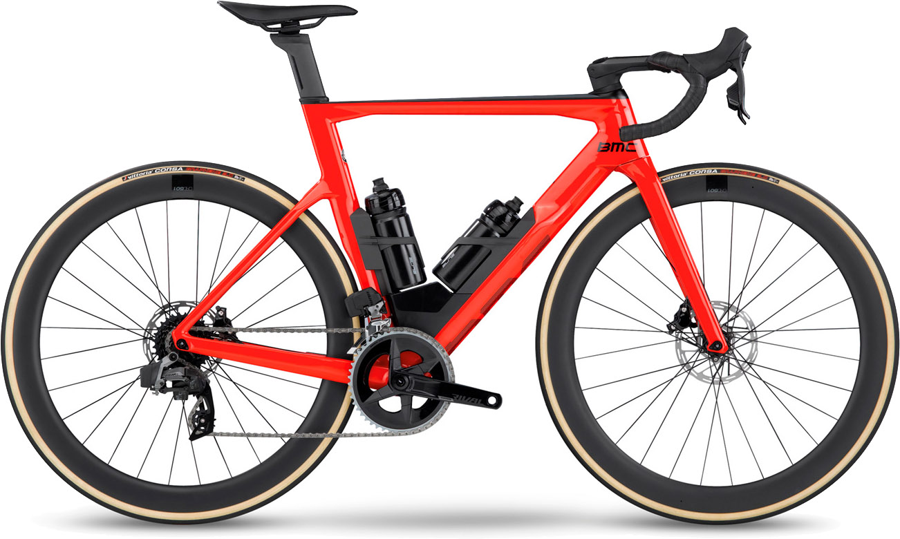 BMC Timemachine 01 ROAD THREE 2022 - Rød på tilbud!