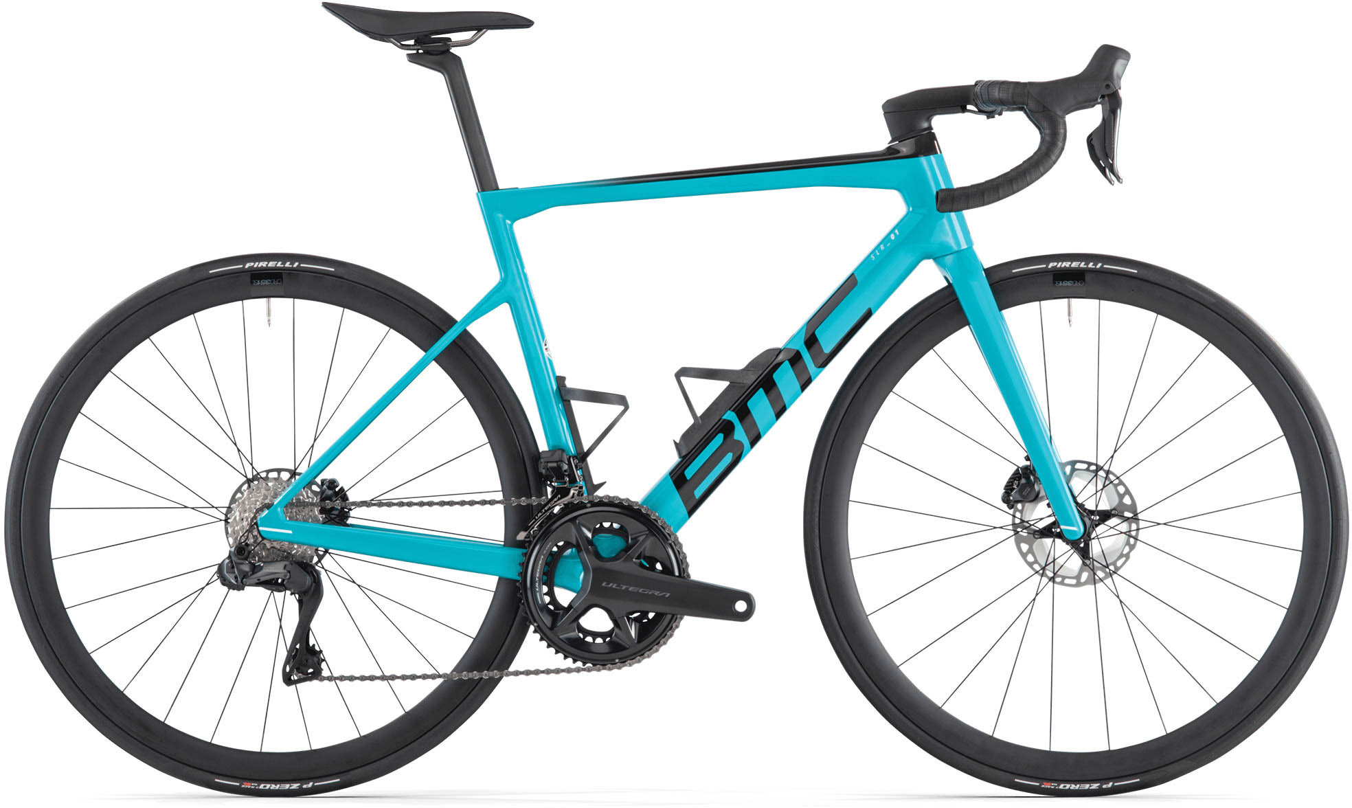 BMC Teammachine SLR 01 FOUR 2024 - Turquoise / Black tilbud