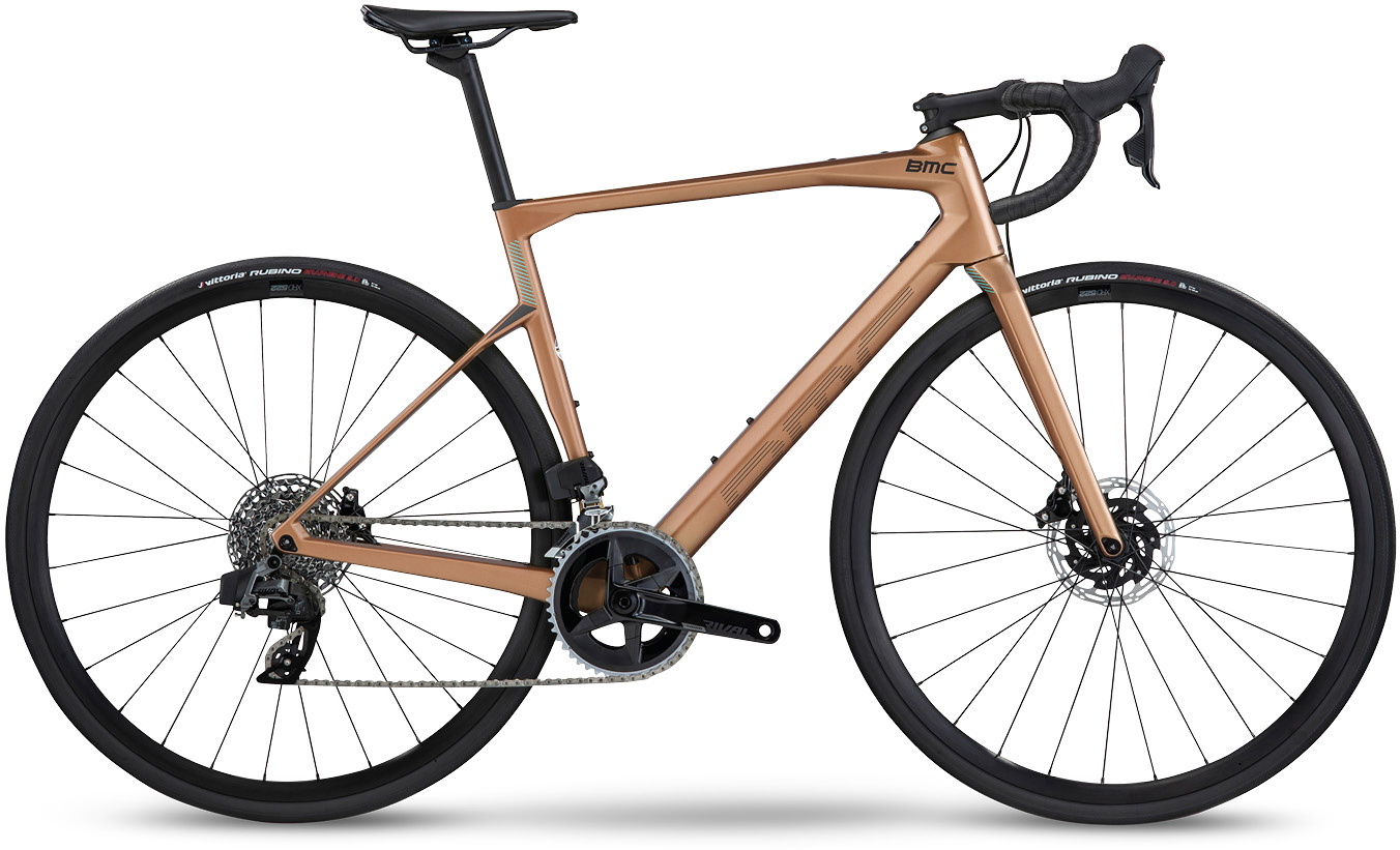 BMC Roadmachine FOUR 2023 - Brun racercykel på tilbud