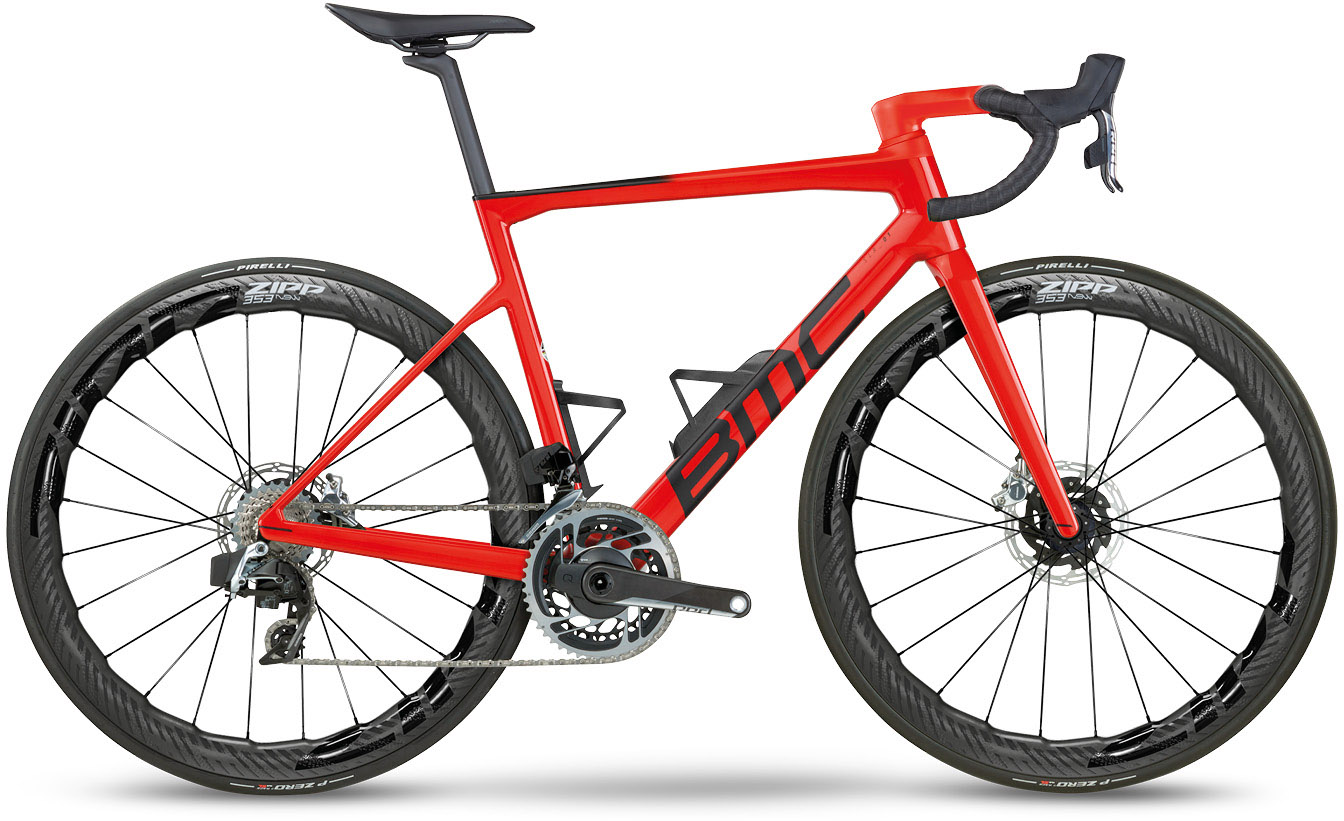 BMC Teammachine SLR01 ONE 2023 - Rød Racercykel Tilbud