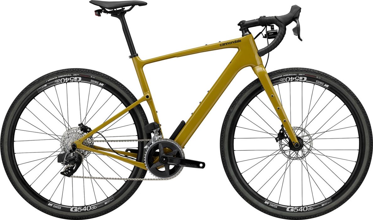 Cannondale Topstone Carbon Rival AXS 2024 - Olivengrøn