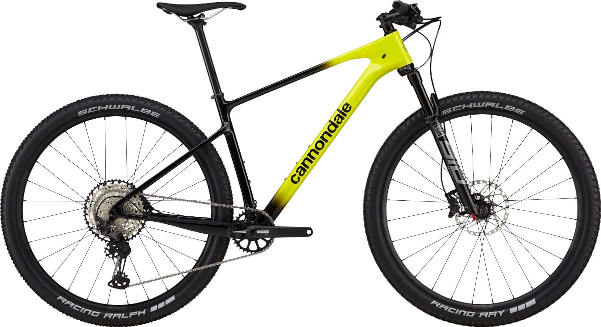 Cannondale Scalpel HT Carbon 3 2024 - Sort/Gul Mountainbike