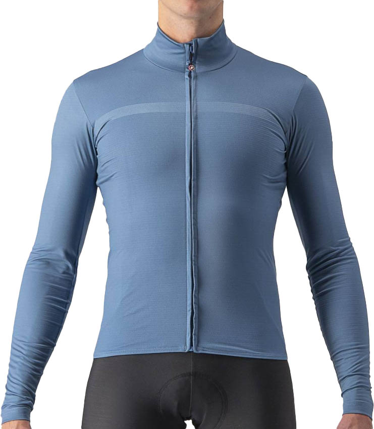 Castelli PRO THERMAL MID LS Cykeltrøje - Blå