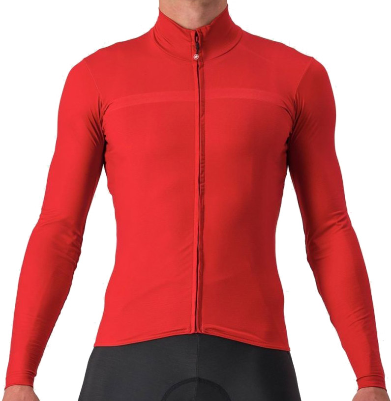 Castelli PRO THERMAL MID LS Cykeltrøje - Rød