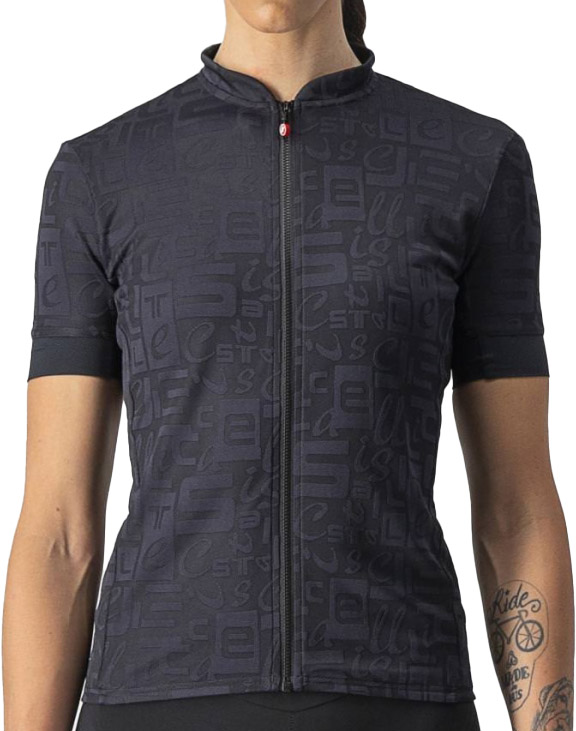 Castelli Promessa Jacquard Cykeltrøje - Sort tilbud
