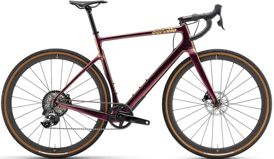 Cervélo Aspero Rival XPLR eTap AXS 1 2024 - Rød Cykel