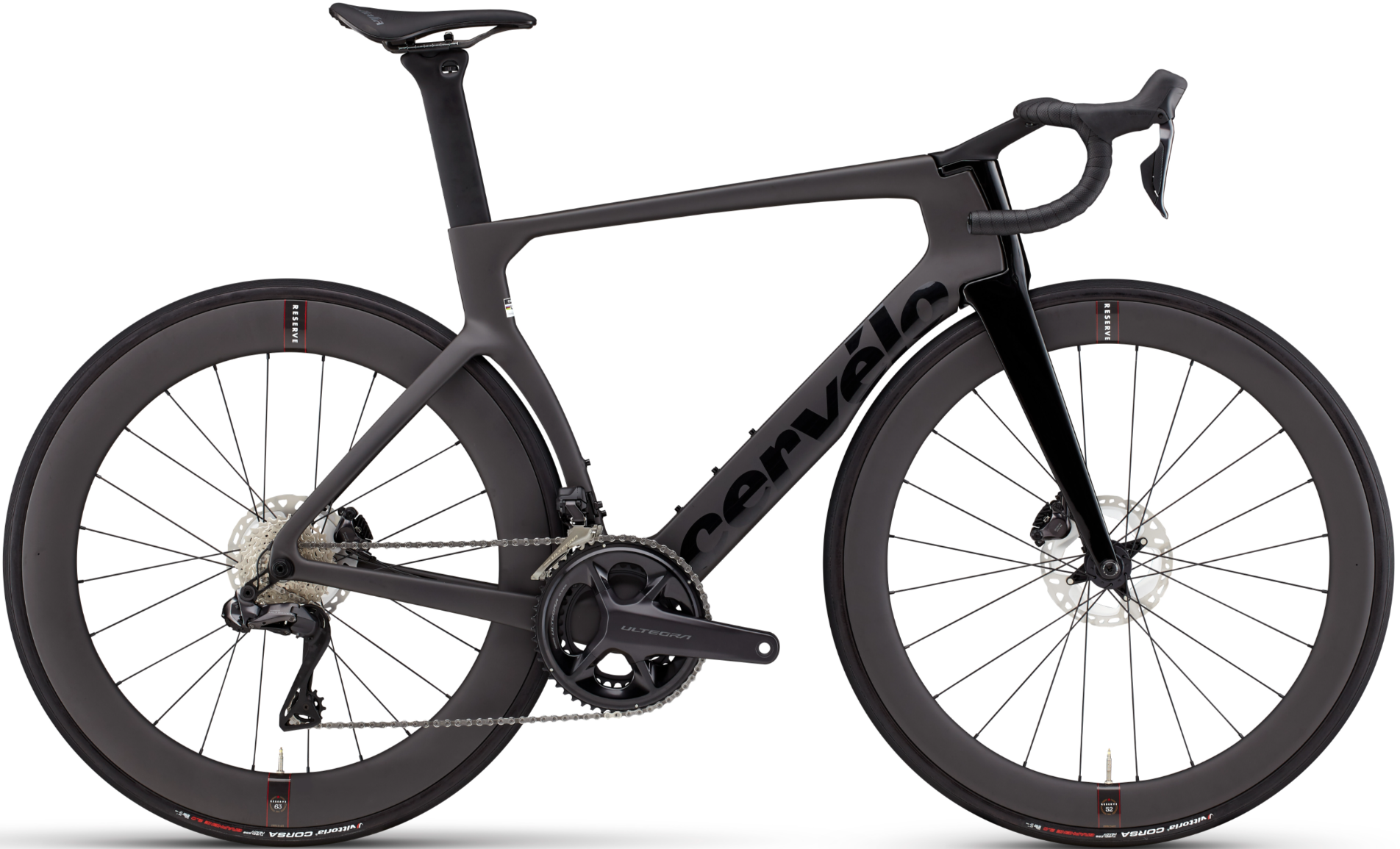 Cervélo S5 Ultegra Di2 2024 - Sort Racercykel Tilbud