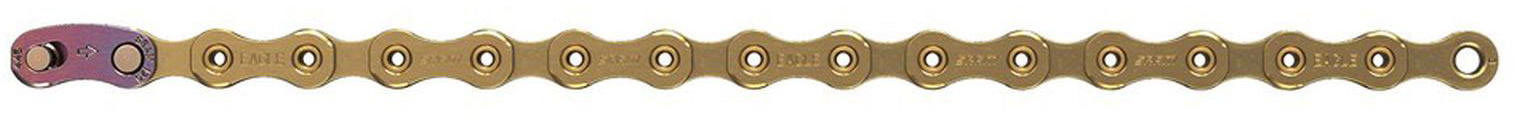SRAM Chain PC-XX1 Flattop Solid pin 12 speed - 126links - Gold    710845788482