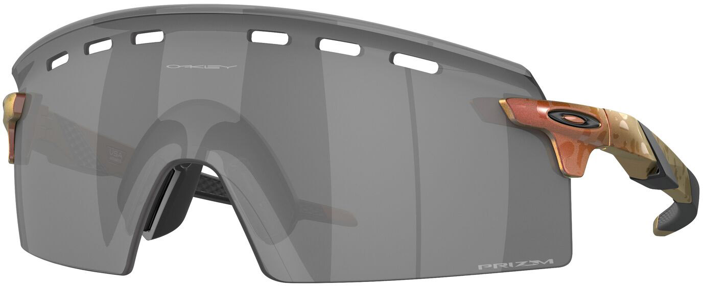 Oakley Encoder Strike Vented - MATTE RØD / GULD TILBUD