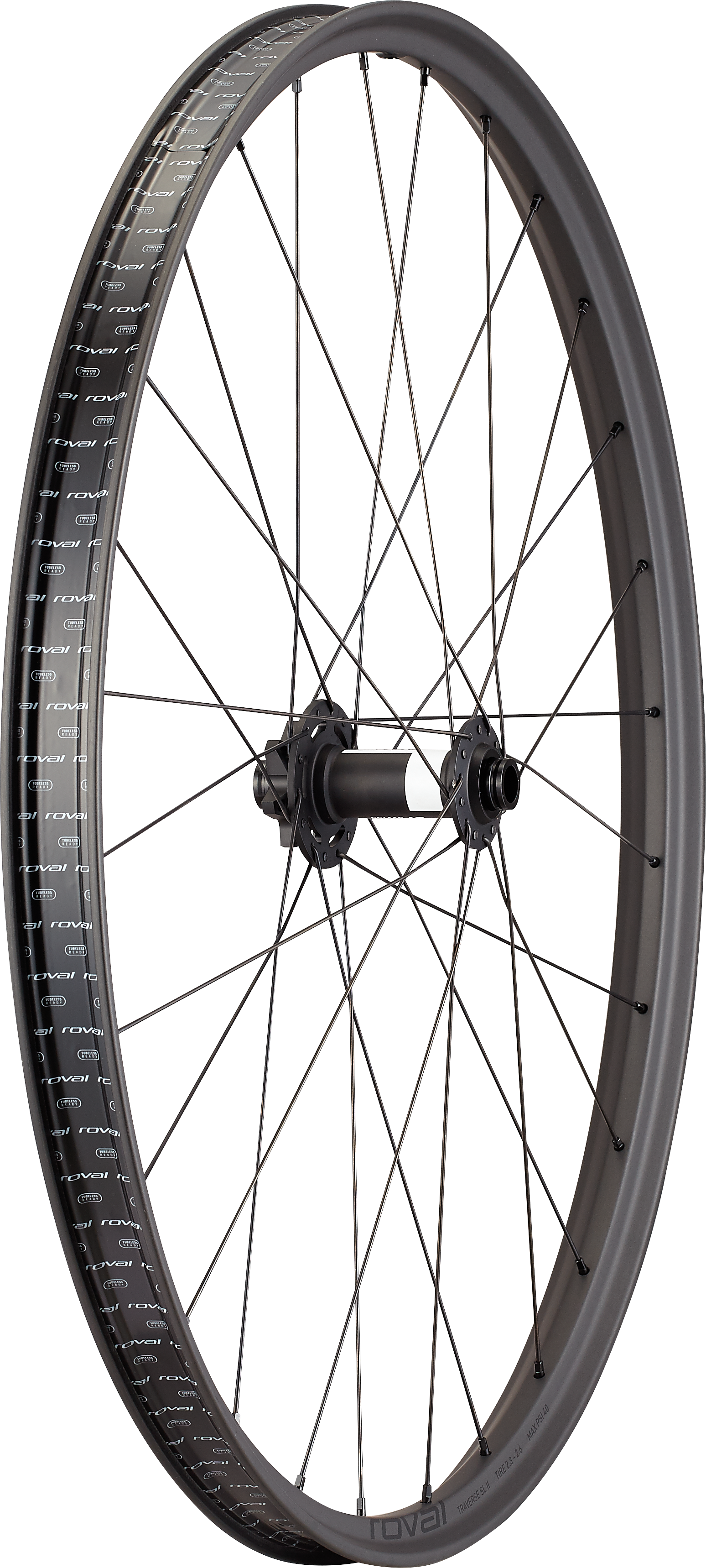 Specialized Roval Traverse SL II 350 6B 27.5" Forhjul - Satin Carbon