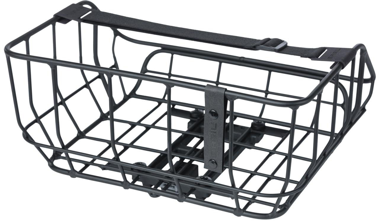 Basil Portland Kurv m. MIK 25L - 43.5x36x22.5cm - Black 8715019505454