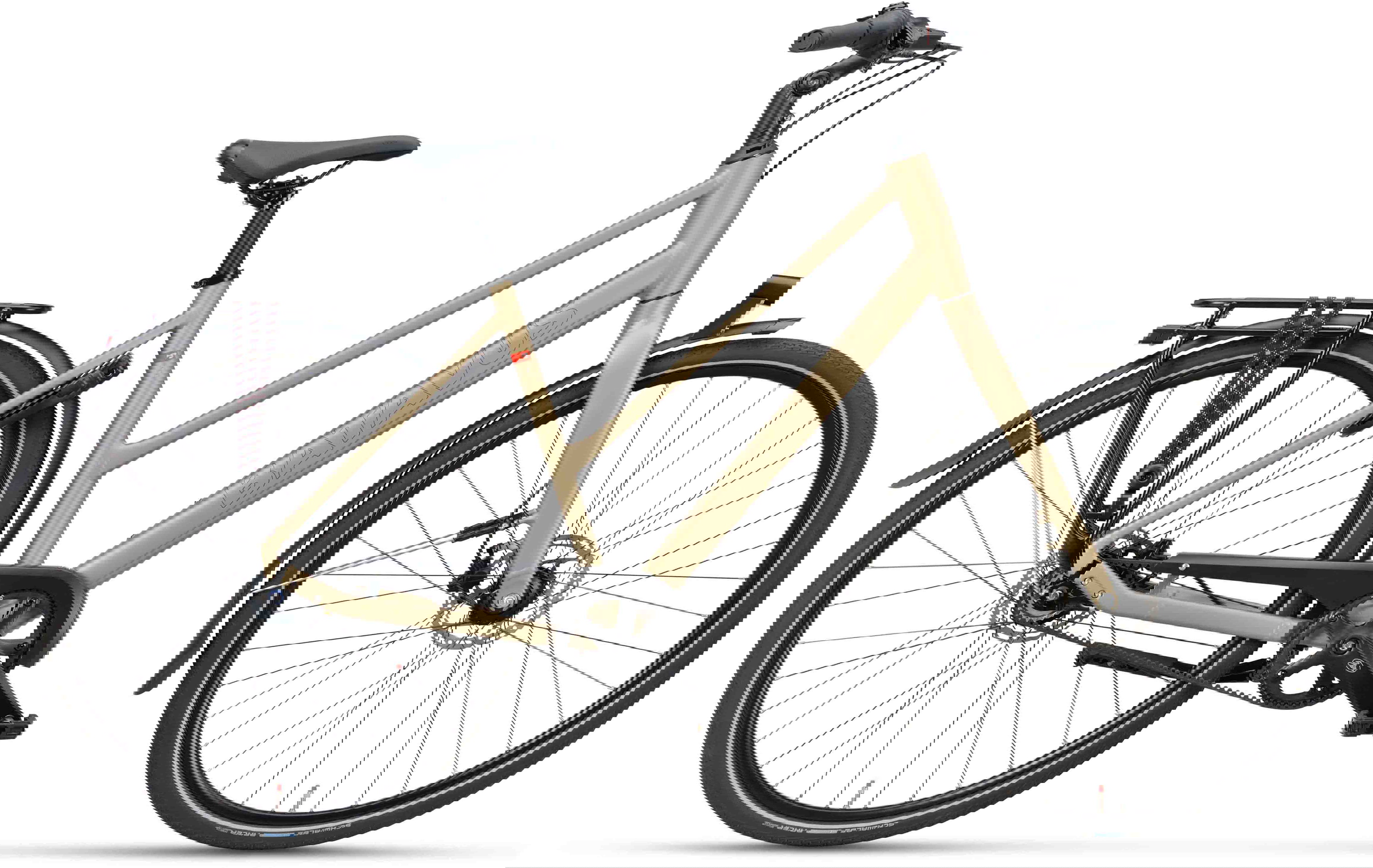 Batavus Senz Exclusive Damecykel 2025 - Gul på tilbud