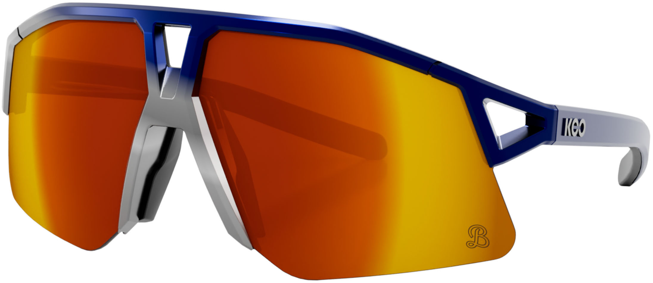 KOO Hype Red Bull - BORA Cykelbriller - Blue Silver - Light Red Mirror Lens    8057099430227