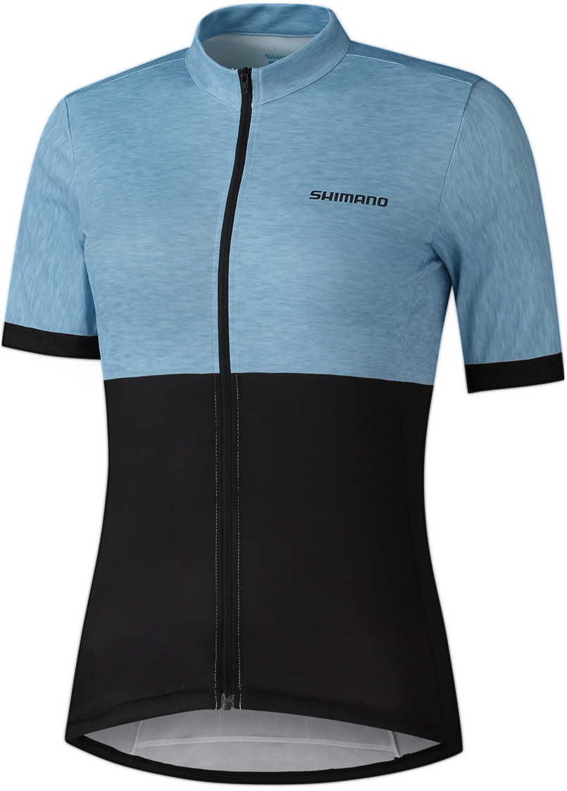 Shimano ELEMENTO Kortærmet Dame Cykeltrøje - Periwinkle    8717009452373