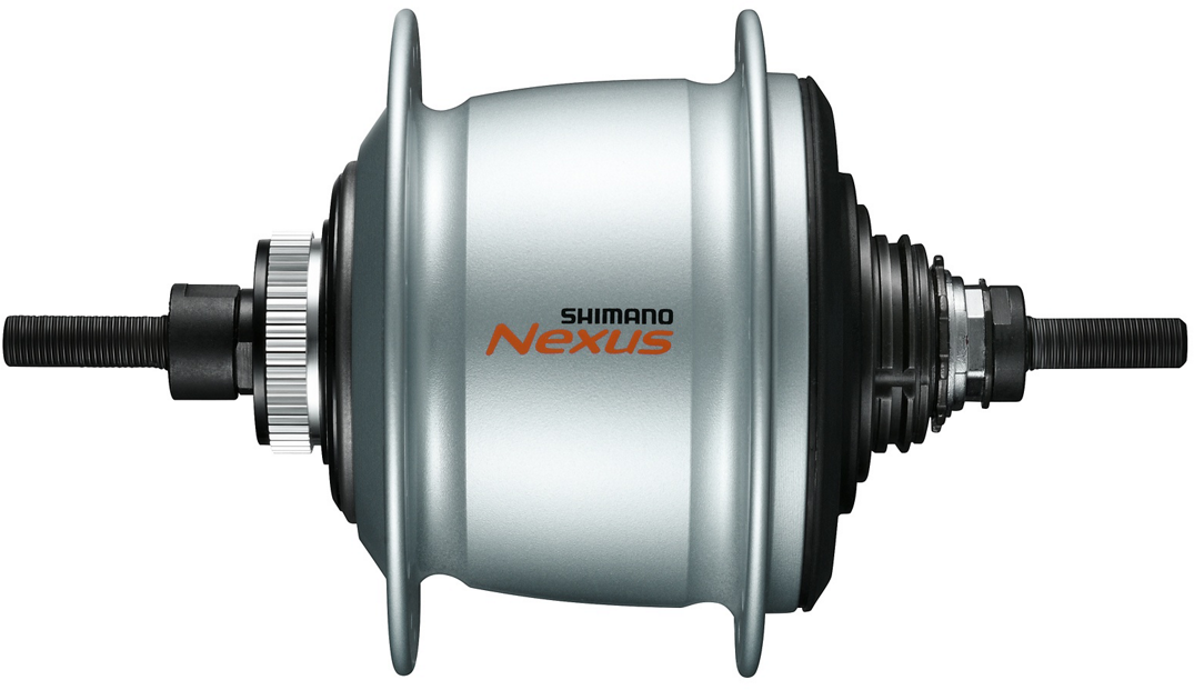 Shimano Bagnav SG-C6001-8D - 8 Gear - Sølv - Centerlock