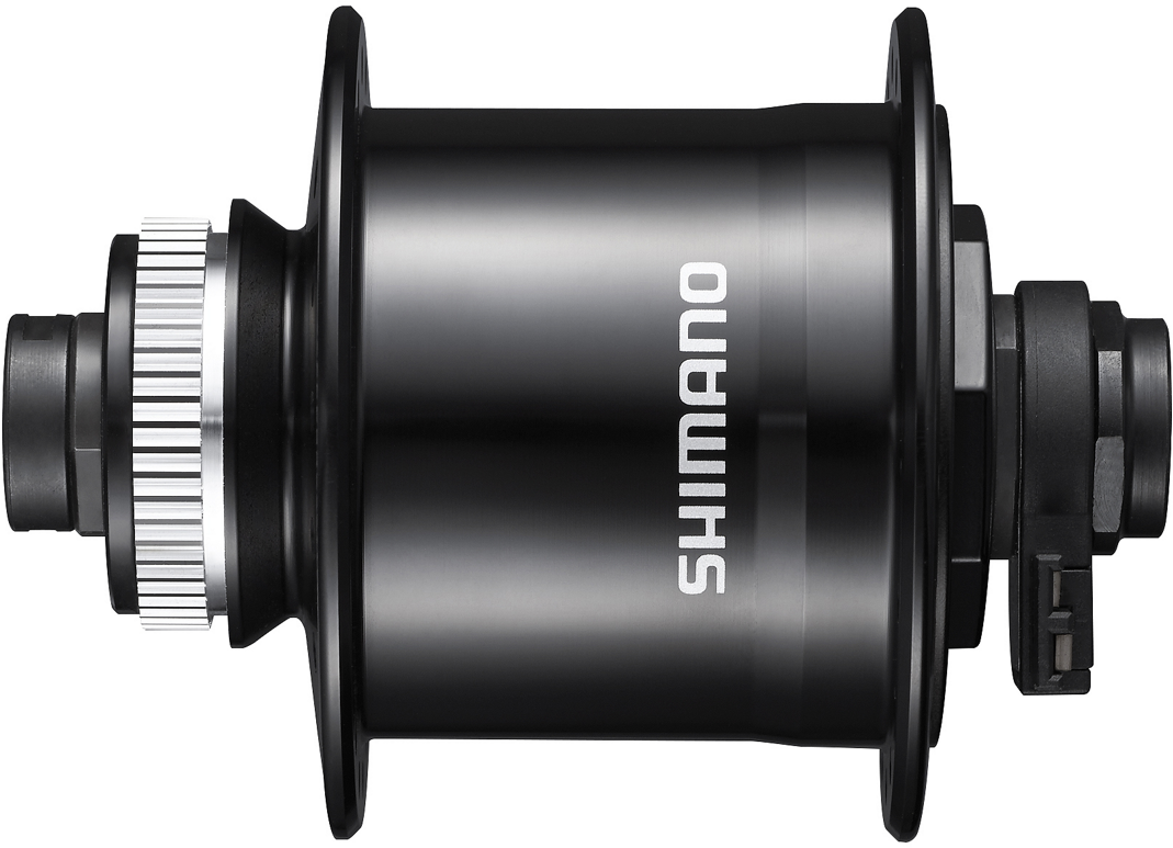Shimano Navdynamo DH-UR705-3D 100mm E-THRU akseldesign 4524667880080