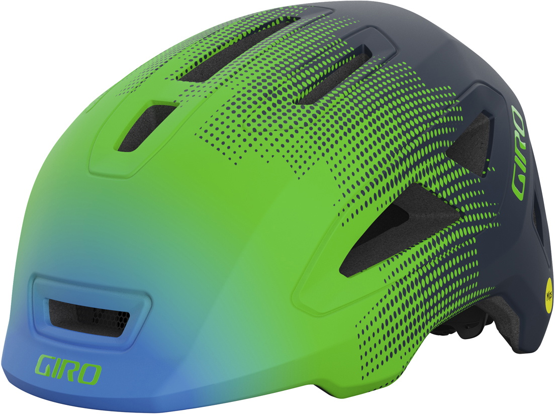 Giro SCAMP MIPS II  - JUNIOR - Matte Blue / Green Towers    196178193313