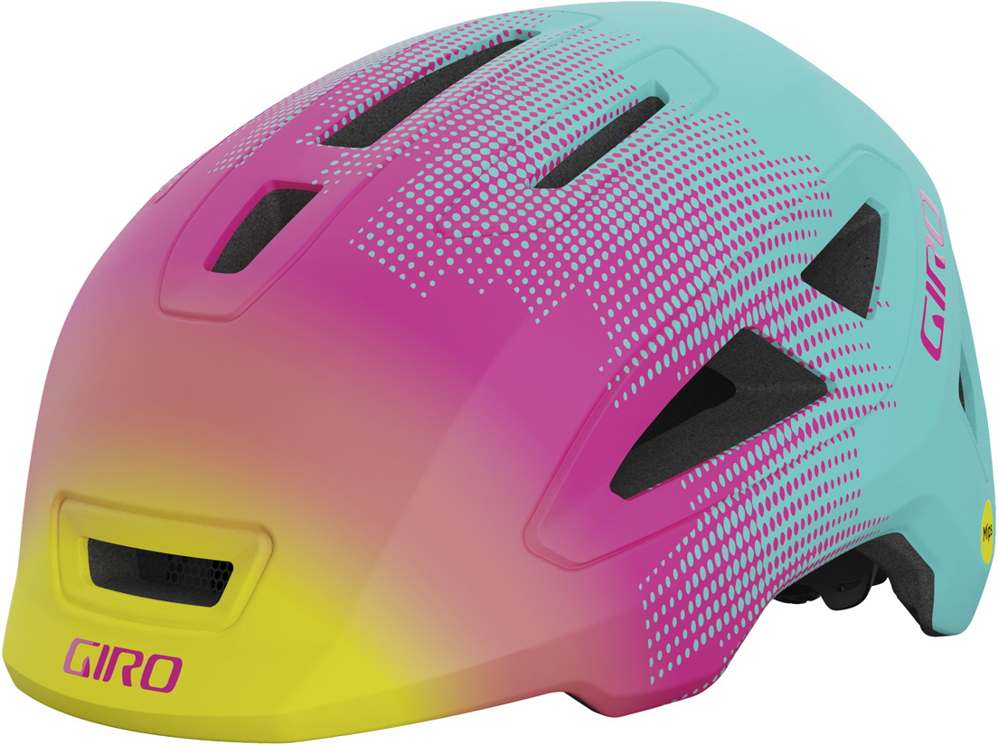 Giro SCAMP MIPS II  - JUNIOR - Matte Teal / Pink Towers    196178193337