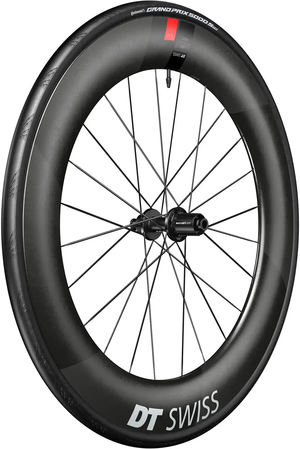 DT Swiss ARC 1100 Dicut 80 Hjul med Dæk & Slange 700c