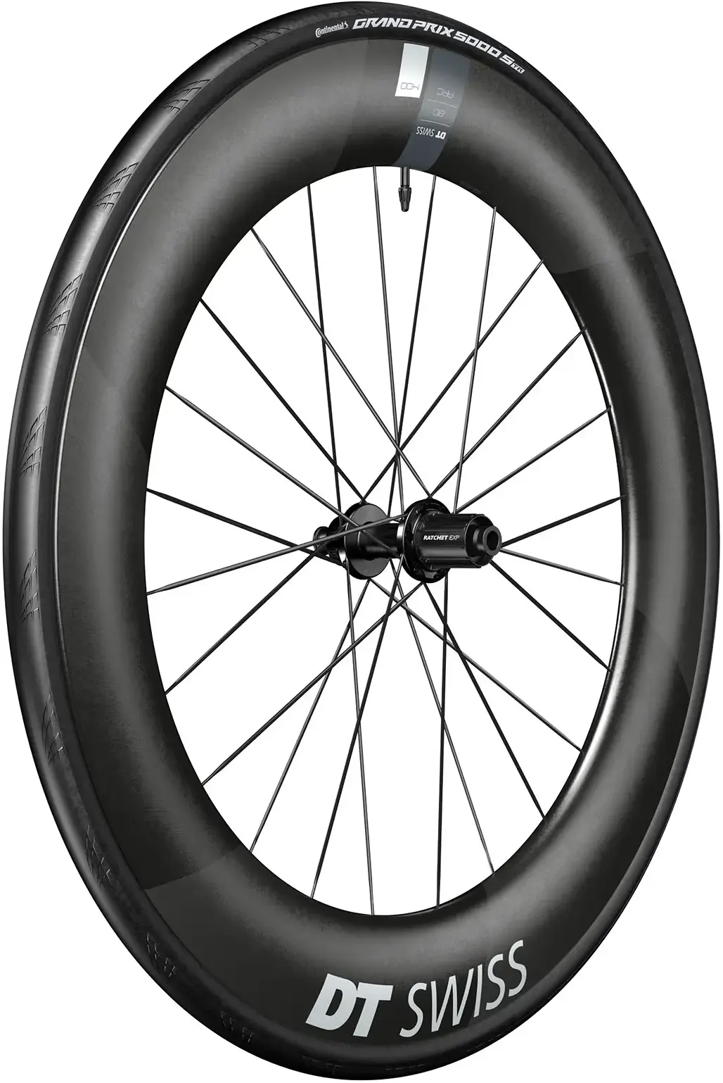 DT Swiss ARC 1400 Dicut 80 Hjul med Dæk & Slange 700c