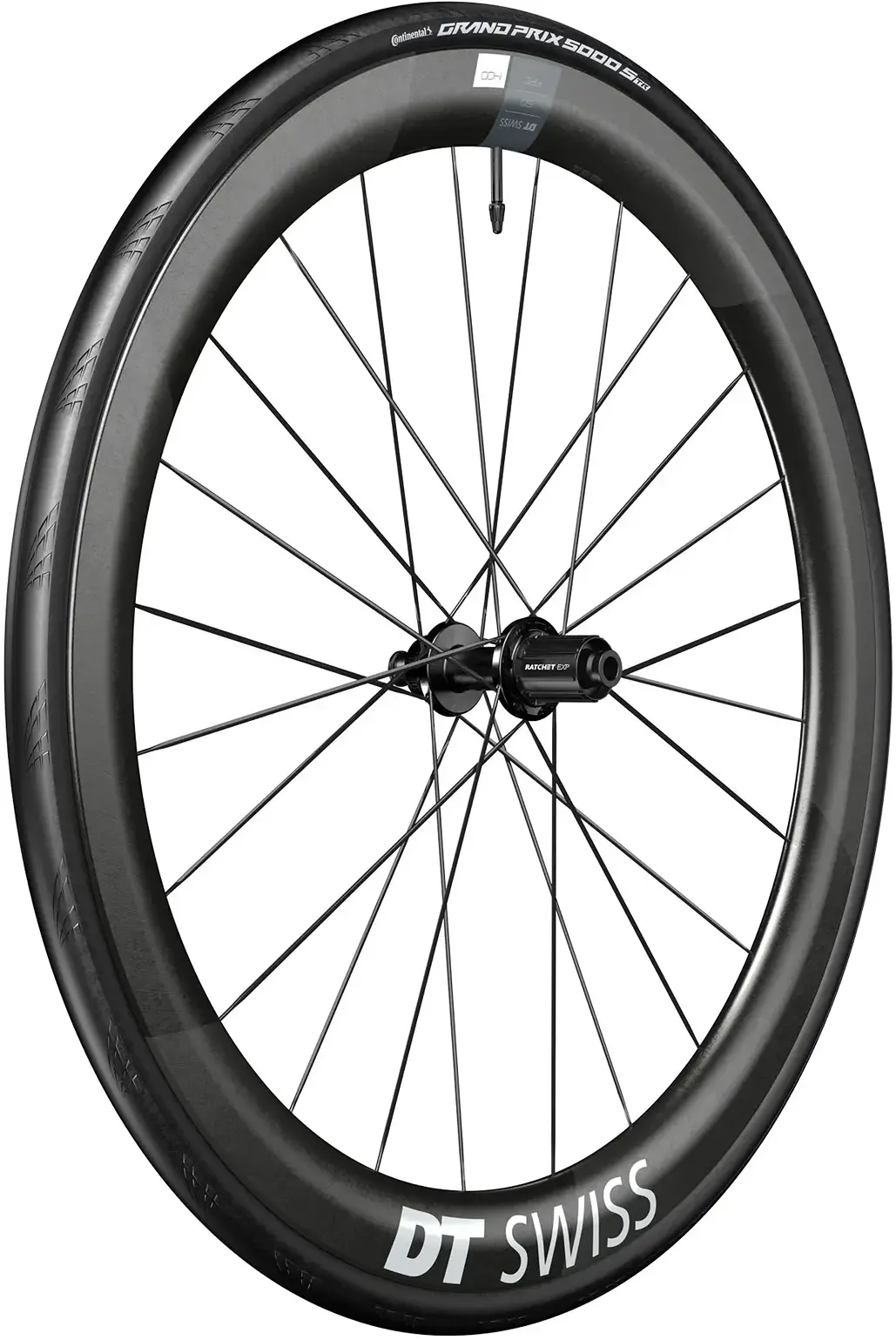 DT Swiss ARC 1400 Dicut 50 Hjul med Dæk & Slange 700c