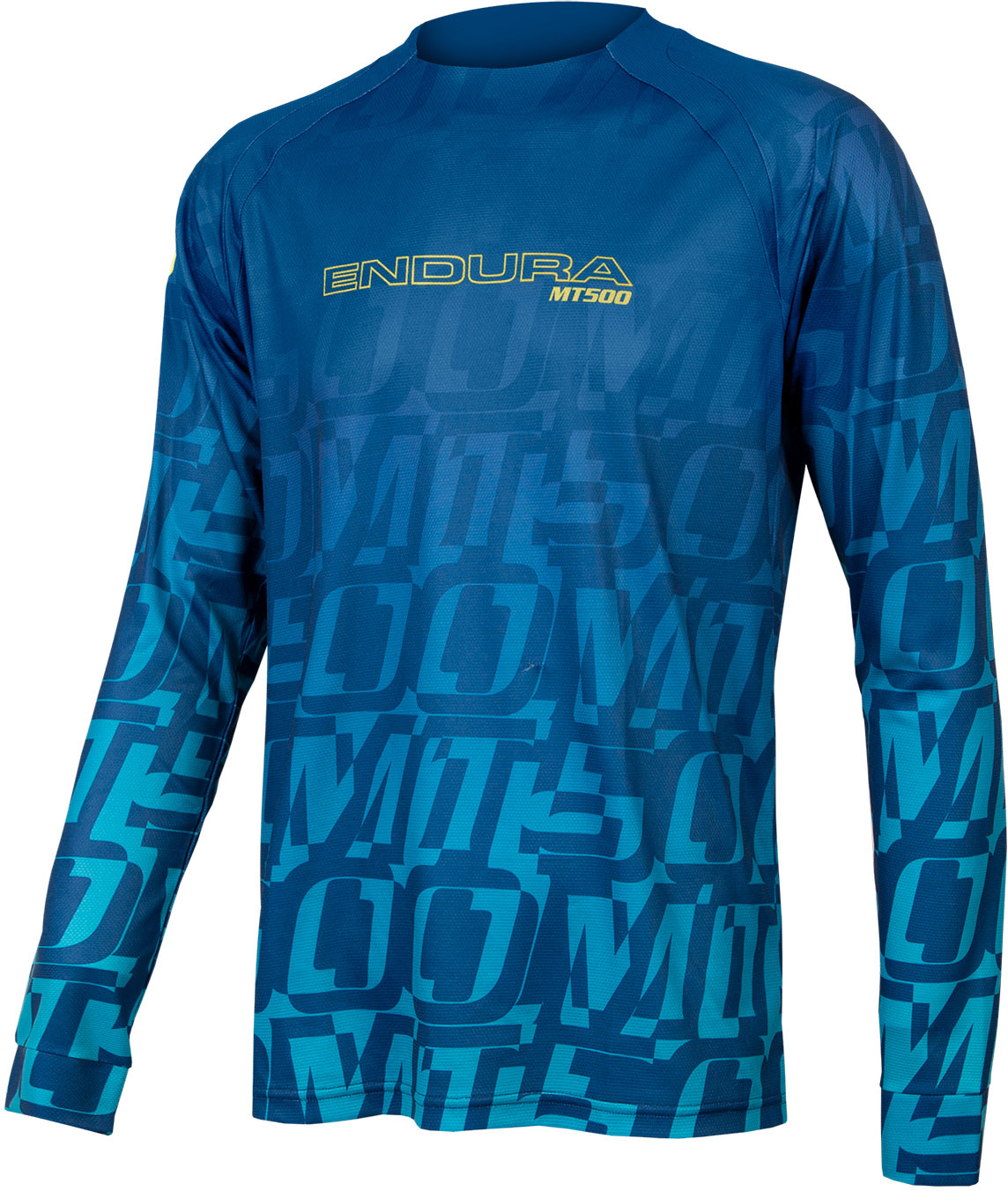 Endura MT500 L/S Print T-shirt LTD - Blå på tilbud!