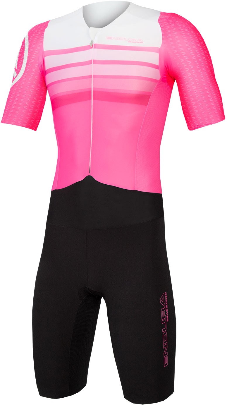 Endura QDC D2Z S/S Tri Suit II - HiVizPink på tilbud!