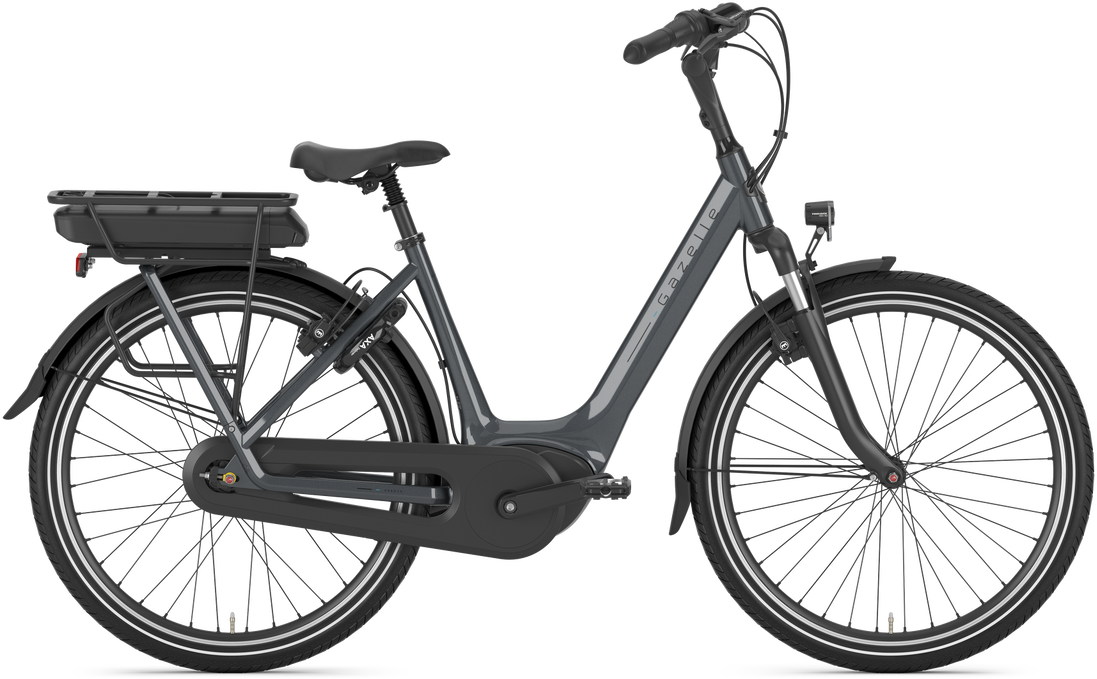 Gazelle Arroyo C7+ HMB 26" Elcykel Dame 2024 - Grå